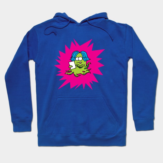 MONSTER WORKING ON IPAD TABLET Hoodie by CliffordHayes